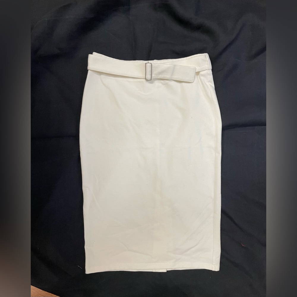 Orseund Iris Cream Pencil Skirt